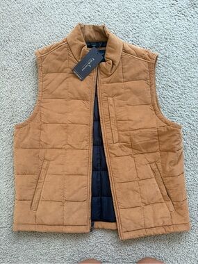NWT Tailor Vintage Men’s Quilted Corduroy Vest